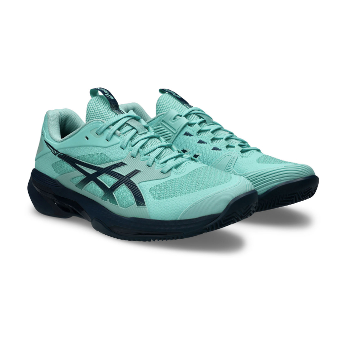 Pantofi Tenis Asics Solution Speed FF 4 Clay Mint/Night Sky [2]
