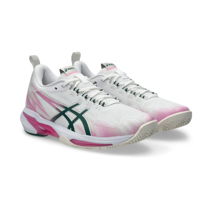 Pantofi Tenis Asics SonicSmash FF White/Green [2]