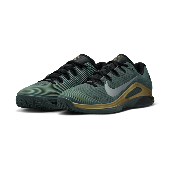 Pantofi Tenis Nike Barbati Zoom Vapor 12 Zgura PRM Camo Green/Metallic Gold [2]