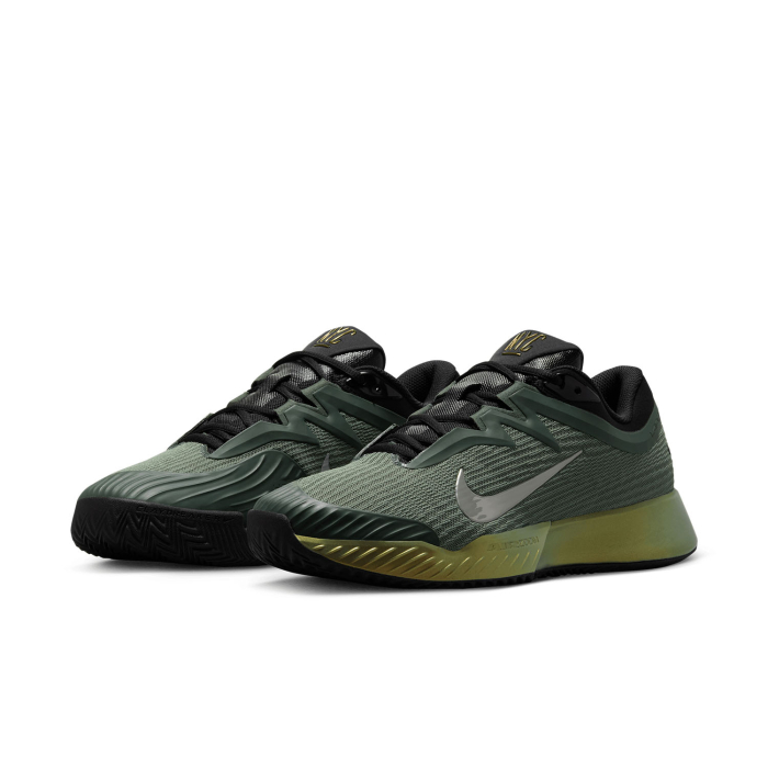 Pantofi Tenis Nike Barbati Zoom Vapor Pro 3 Zgura PRM Camo Green/Metallic Gold [2]