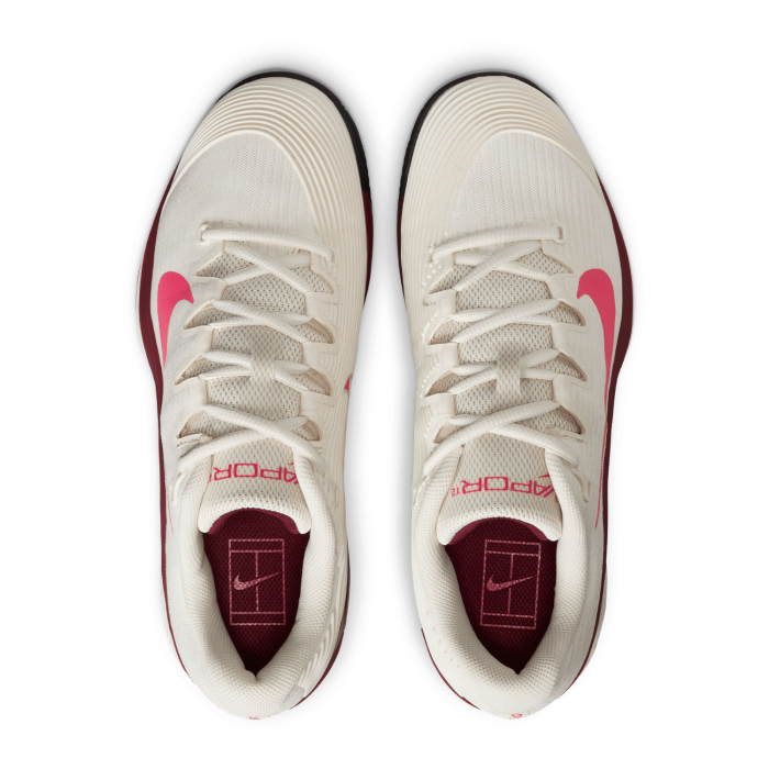 Pantofi Tenis Nike Femei Vapor 12 Clay Pale Ivory/Team Red [2]