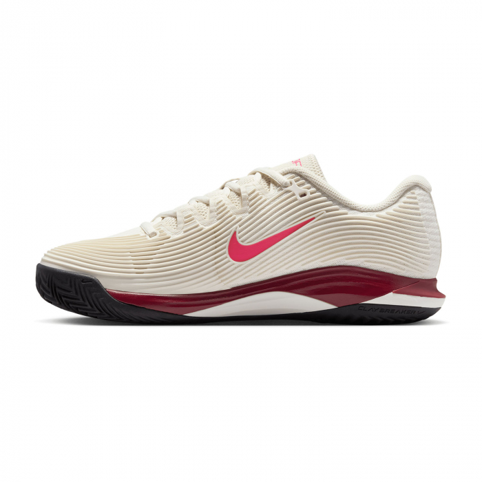 Pantofi Tenis Nike Femei Vapor 12 Clay Pale Ivory/Team Red [3]