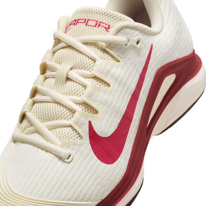 Pantofi Tenis Nike Femei Vapor 12 Hc Pale Ivory/Team Red [8]