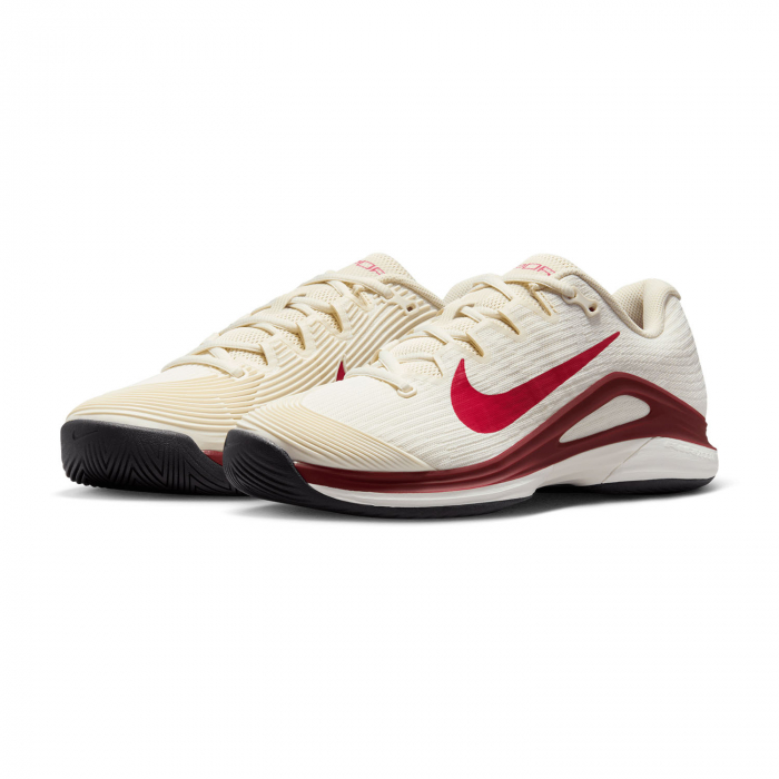 Pantofi Tenis Nike Femei Vapor 12 Hc Pale Ivory/Team Red [4]