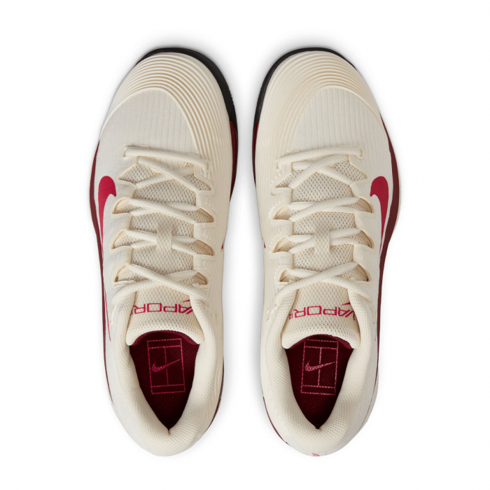 Pantofi Tenis Nike Femei Vapor 12 Hc Pale Ivory/Team Red [5]