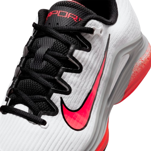 Pantofi Tenis Nike Femei Zoom Vapor 12 HC PRM White/Hot Lava [5]