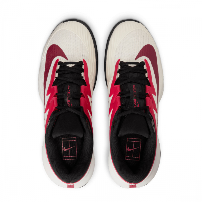 Pantofi Tenis Nike Femei Zoom Vapor Pro 3 Clay Pale Ivory/Team Red [2]