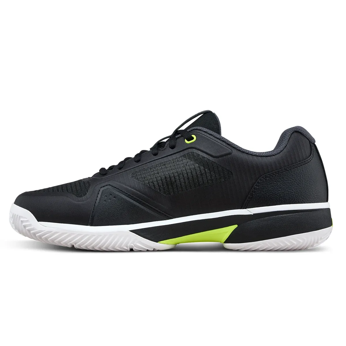 Pantofi Tenis Wilson Barbati Rush Lite 5 Zgura Black/White/Safety Yellow [2]