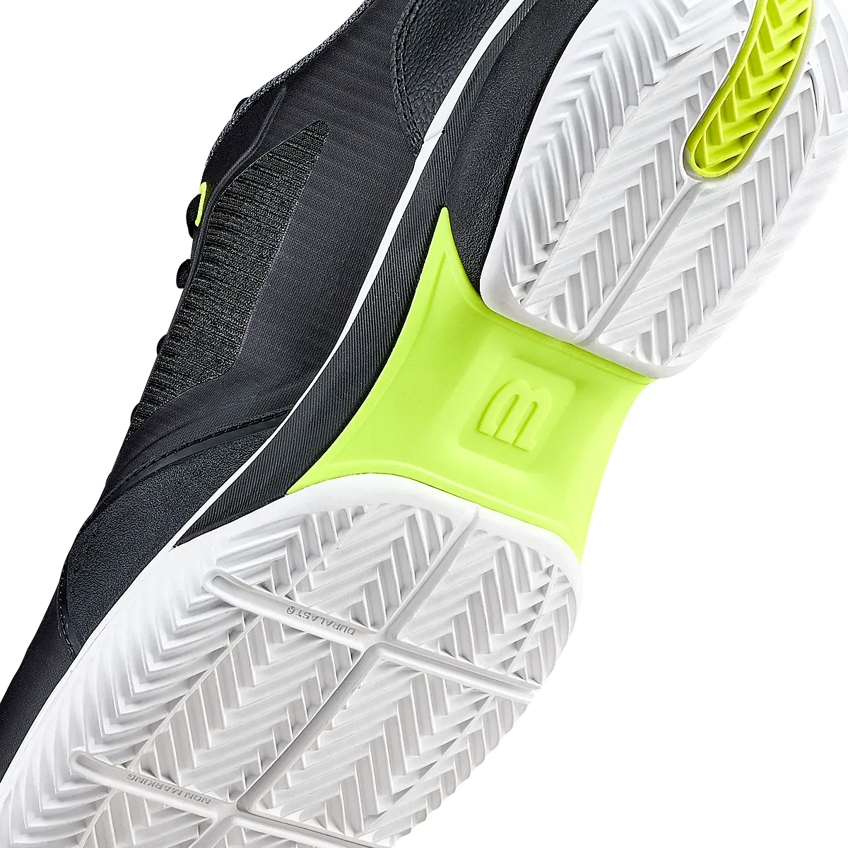 Pantofi Tenis Wilson Barbati Rush Lite 5 Zgura Black/White/Safety Yellow [6]