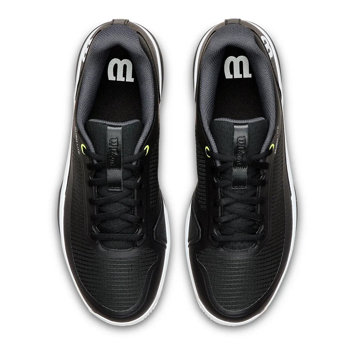 Pantofi Tenis Wilson Barbati Rush Lite 5 Zgura Black/White/Safety Yellow [5]