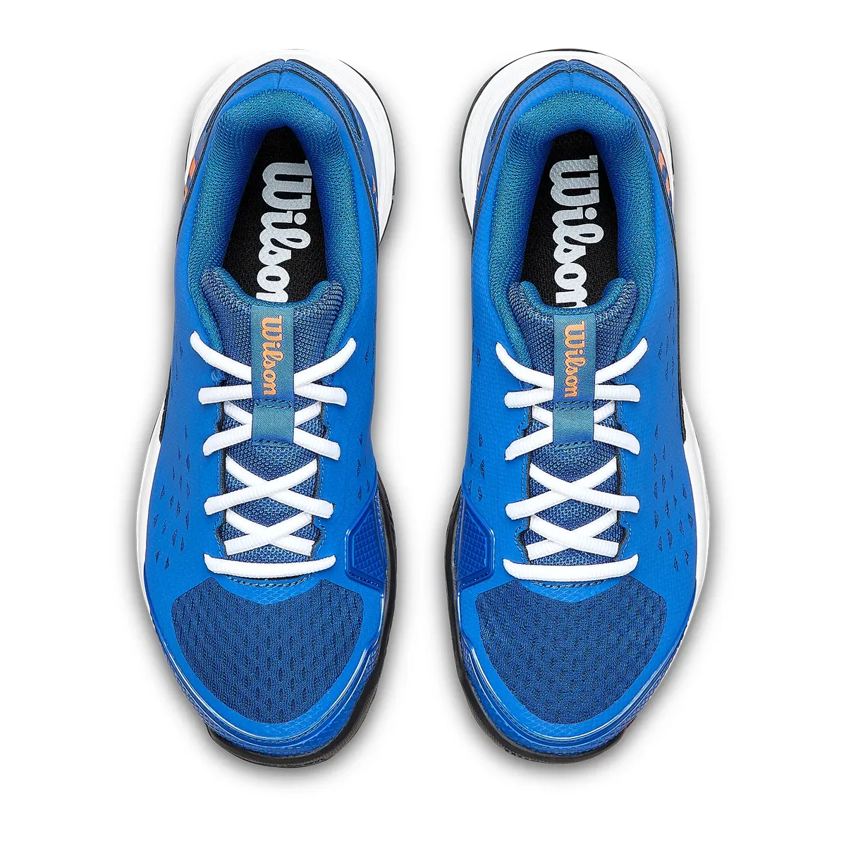 Pantofi Tenis Wilson Copii Rush Pro L Deja Vu Blue/Orange Tiger/White [5]