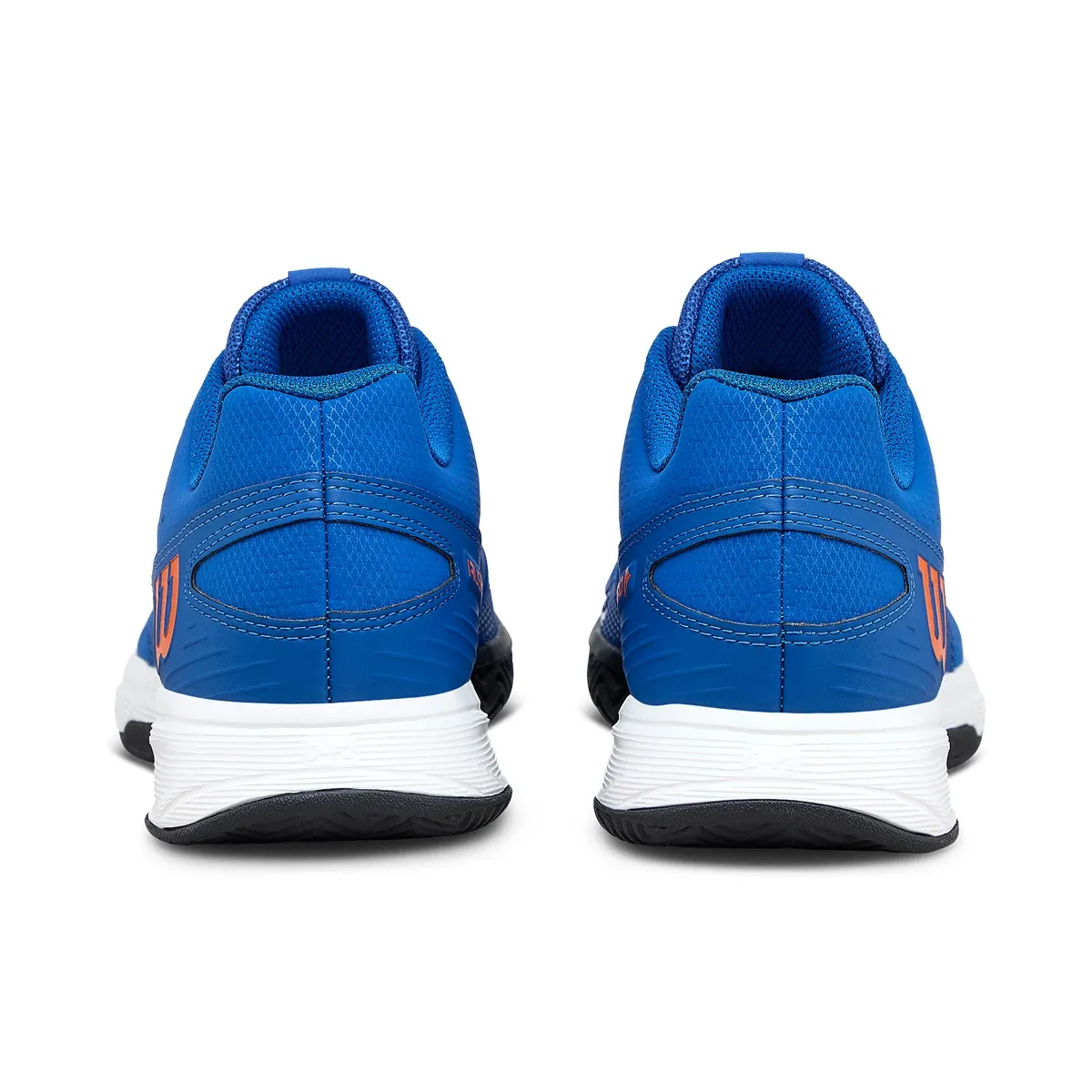 Pantofi Tenis Wilson Copii Rush Pro L Deja Vu Blue/Orange Tiger/White [4]