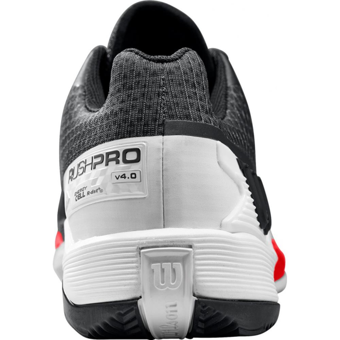 PANTOFI WILSON RUSH PRO 4.0 CLAY M BLACK WHITE RED [4]