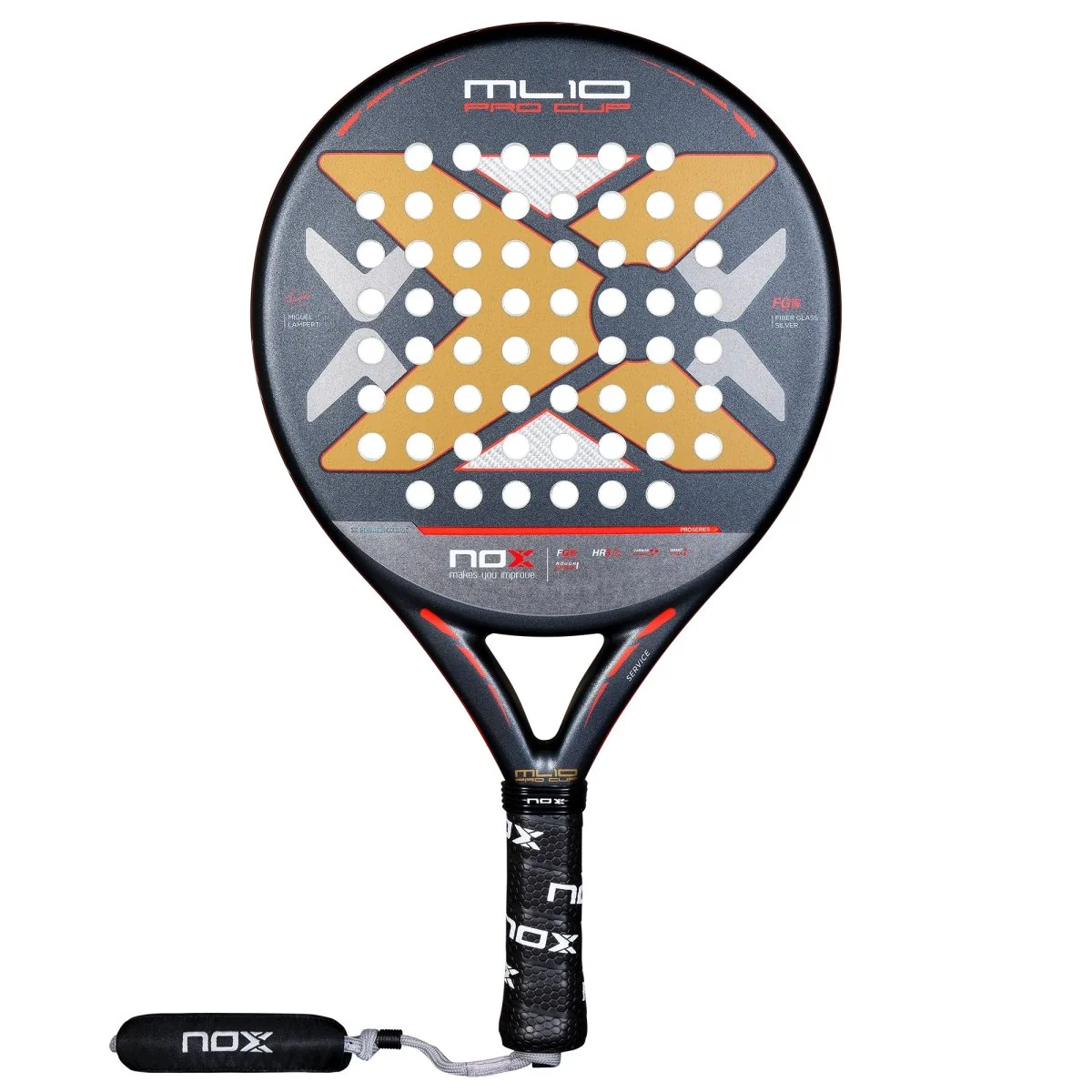 Racheta Padel Nox ML10 Pro Cup Rough Surface Edition by Miguel Lamperti [3]