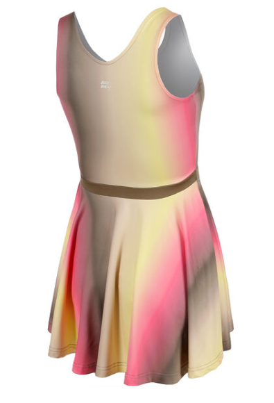 Rochie Bidi Badu Femei Spectrum Maro Deschis/Coral/Galben [2]