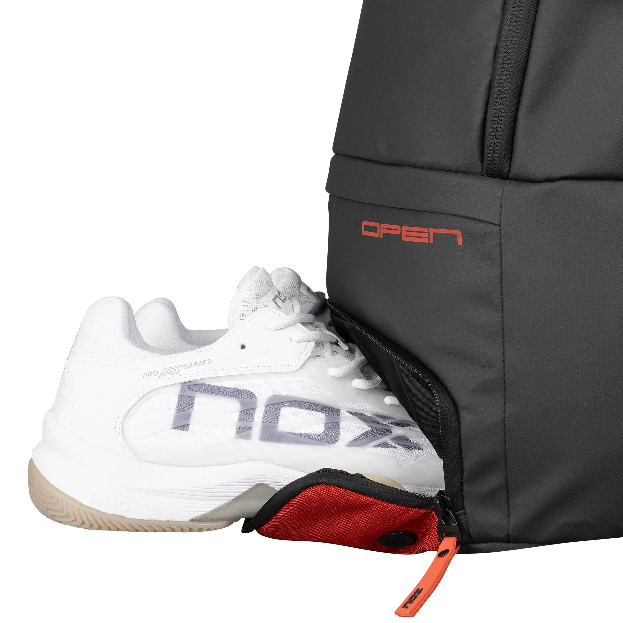 Rucsac Padel Nox Luxury Open Series Negru/Rosu [5]