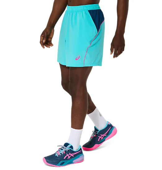 Short Asics Barbati Padel Court 7in Energy Aqua [4]