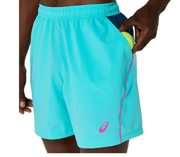 Short Asics Barbati Padel Court 7in Energy Aqua [5]