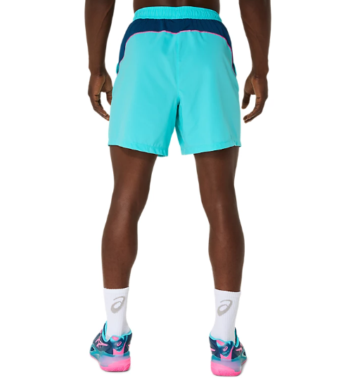 Short Asics Barbati Padel Court 7in Energy Aqua [3]