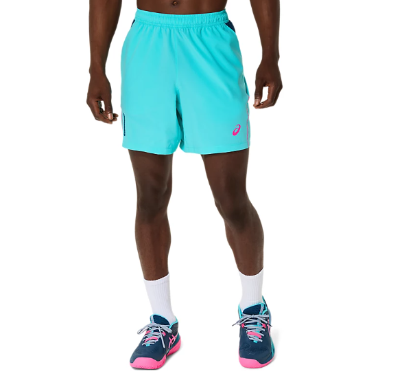 Short Asics Barbati Padel Court 7in Energy Aqua [2]