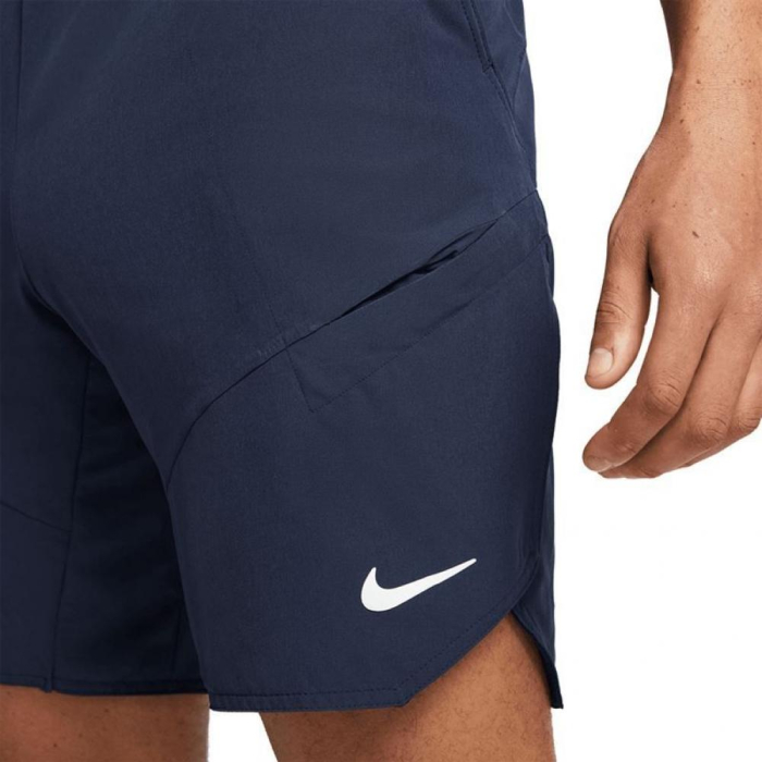 SHORT NIKE DRI-FIT ADVANTAGE 9IN BLACK/WHITE [2]