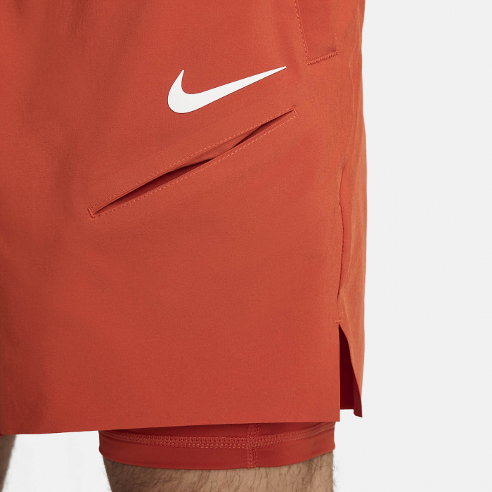 SHORT NIKE TENNIS DRI-FIT SLAM RUST [6]