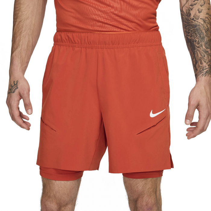 SHORT NIKE TENNIS DRI-FIT SLAM RUST [2]