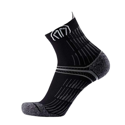 Sosete Alergare Sidas Run Anatomic Comfort Ankle Unisex Black Grey [2]