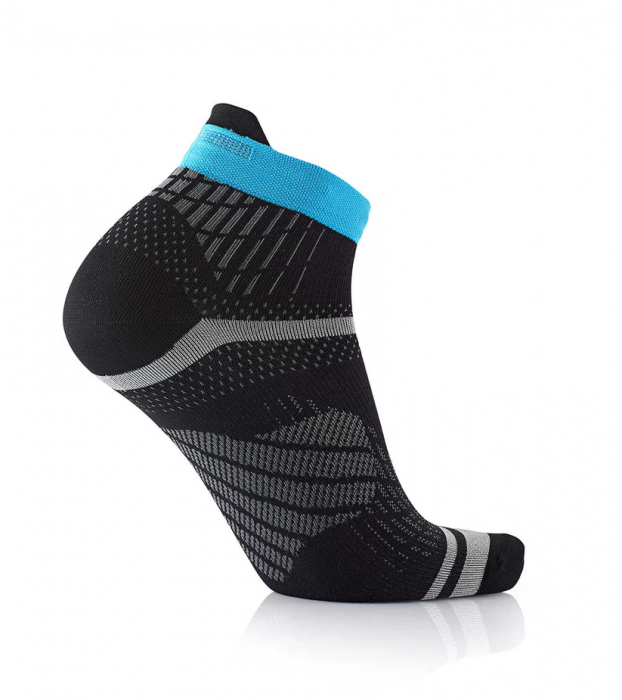 Sosete Alergare Sidas Run Feel Black/Turquoise L [2]
