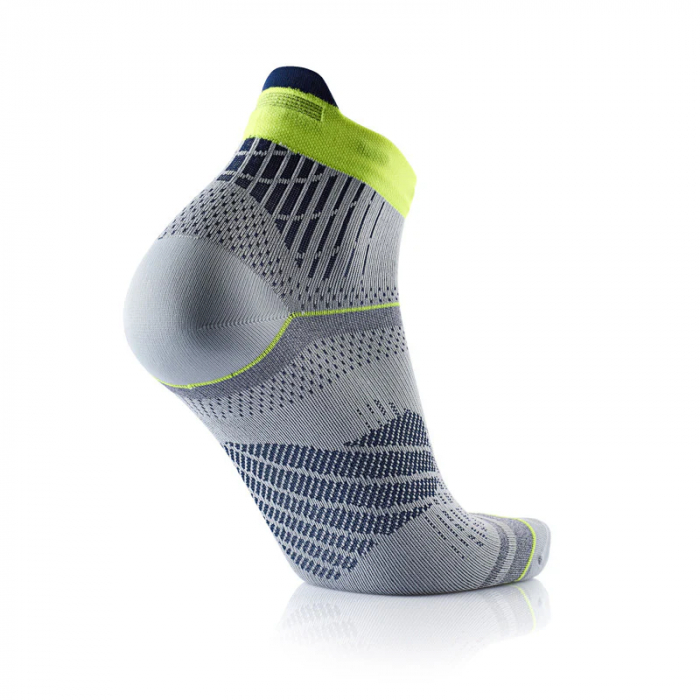 Sosete Alergare Sidas Run Feel Grey/Yellow L [2]