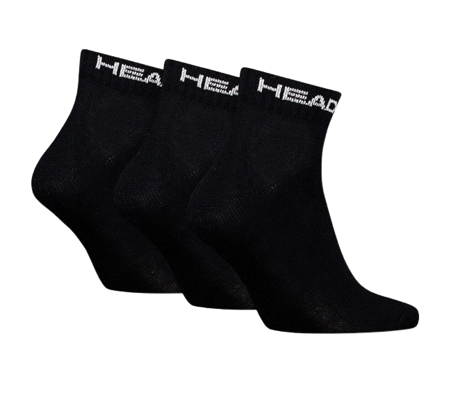 Sosete Head All Sports Quarter Elements 3PK Black [2]