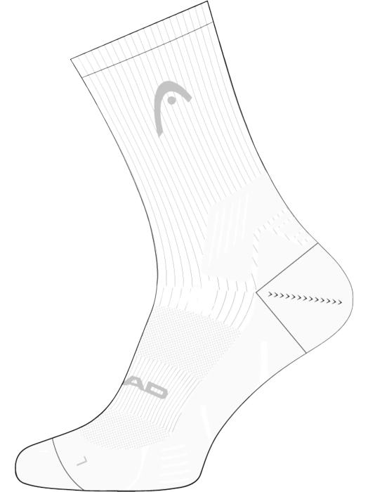 Sosete Tenis Head Crew 1P White [3]