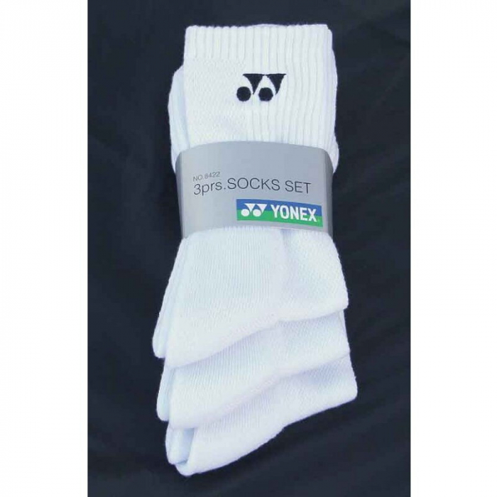 Sosete Tenis Yonex Set 3 Perechi White [2]