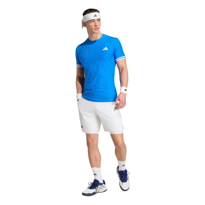 Tricou Adidas Barbati Climacool Freelift Pro Glo/Blue [3]