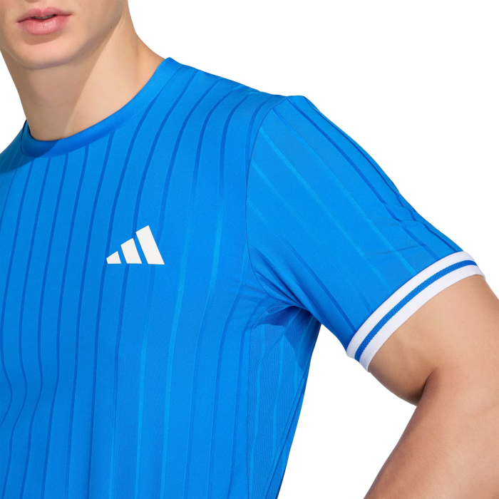 Tricou Adidas Barbati Climacool Freelift Pro Glo/Blue [2]