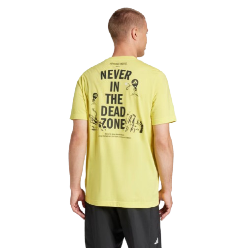 Tricou Adidas Barbati Grafic Padel Zone Yellow [2]