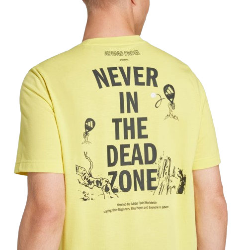 Tricou Adidas Barbati Grafic Padel Zone Yellow [3]