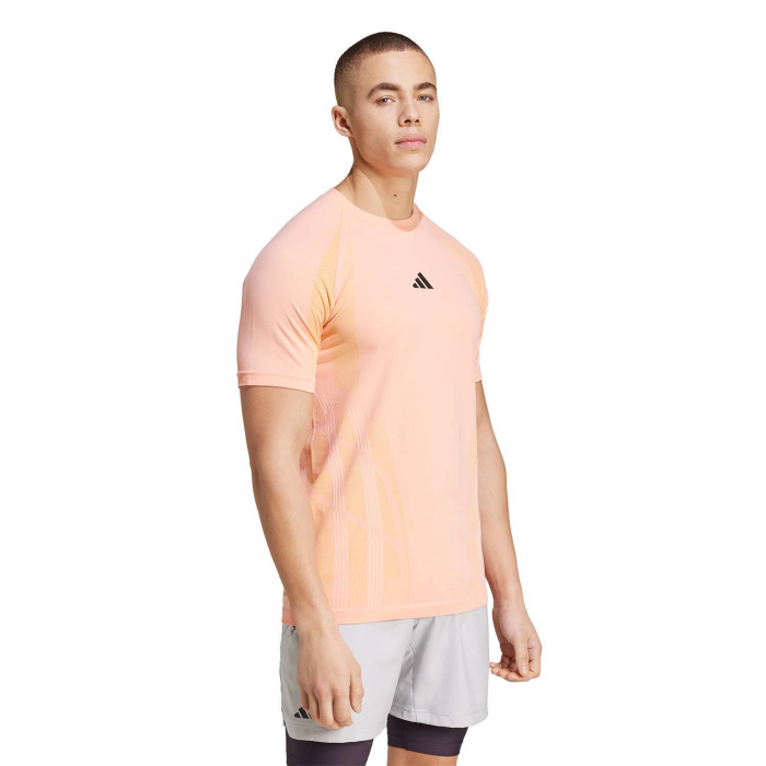 TRICOU ADIDAS M Pro Seamless AEROREADY FreeLift Pink [6]