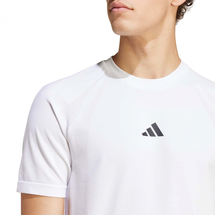 TRICOU ADIDAS M Pro Seamless AEROREADY FreeLift White [5]