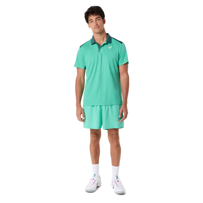 Tricou Asics Barbati Court Polo Aurora Green [4]