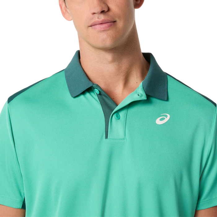 Tricou Asics Barbati Court Polo Aurora Green [2]