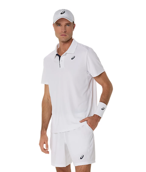 Tricou Asics Barbati Court Polo Brilliant White [3]