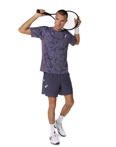 Tricou Asics Barbati Game Ss Greyish Purple [6]