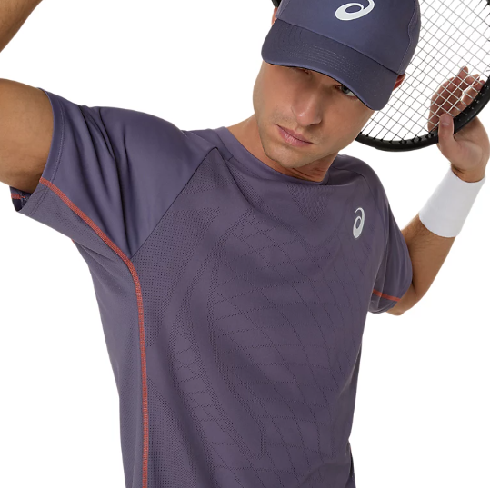 Tricou Asics Barbati Match Actibreeze Ss Greyish Purple [5]