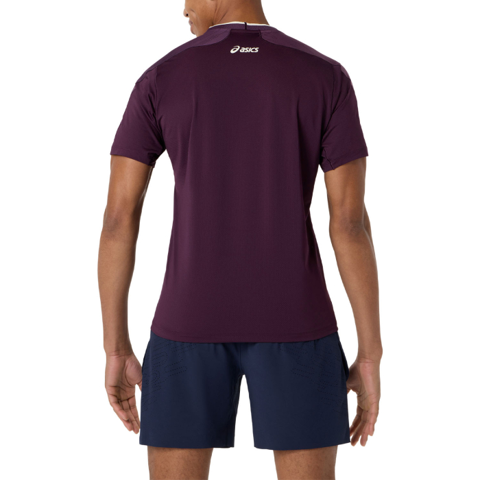 Tricou Asics Barbati Match Jacquard Dark Aubergine [2]
