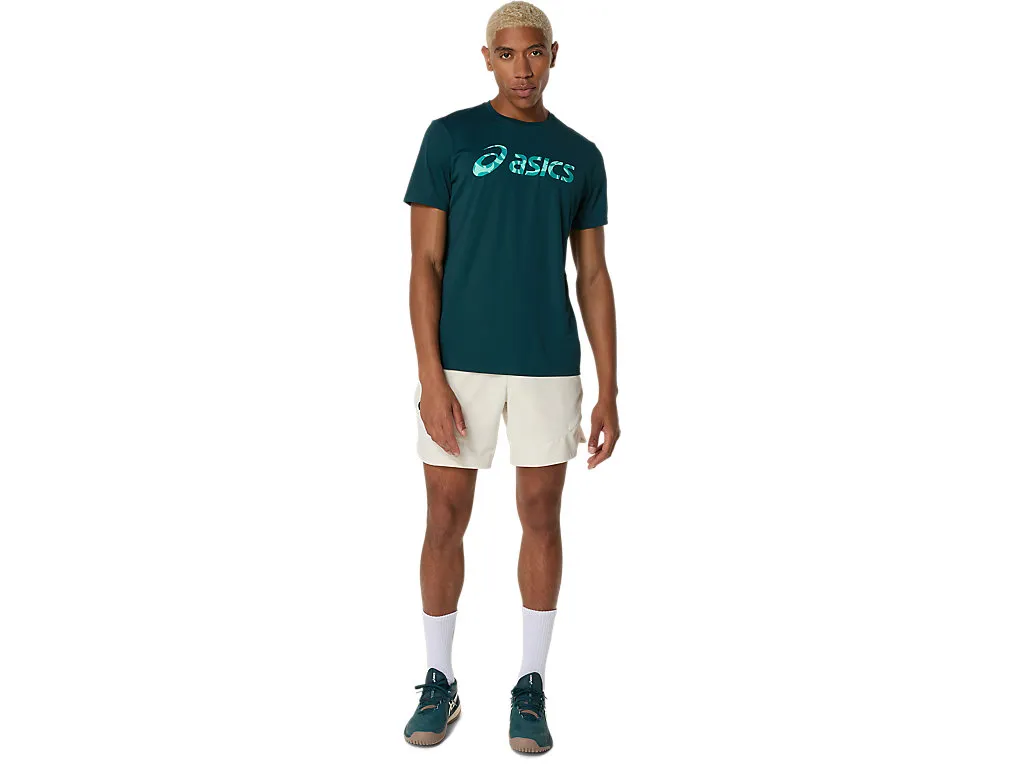 Tricou Asics Barbati Match Seasonal Graphic Saxon Green [5]