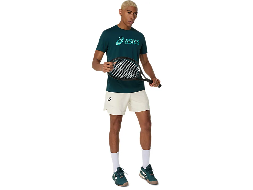 Tricou Asics Barbati Match Seasonal Graphic Saxon Green [6]
