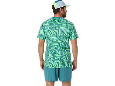 Tricou Asics Barbati Padel Court All Over Print Misty Pine [4]
