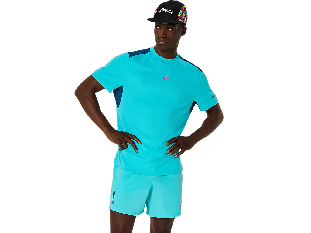Tricou Asics Barbati Padel Court Energy Aqua [3]