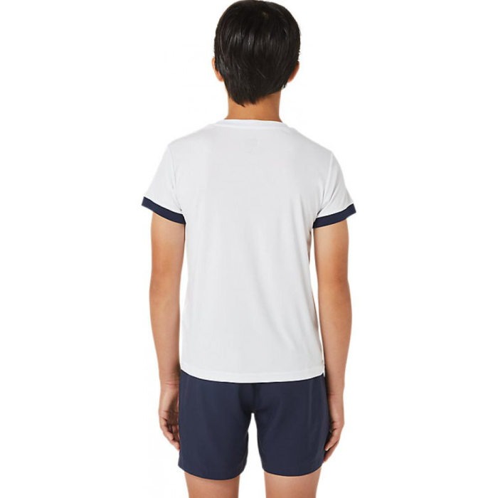 TRICOU ASICS BOYS TENNIS WHITE MIDNIGHT [2]